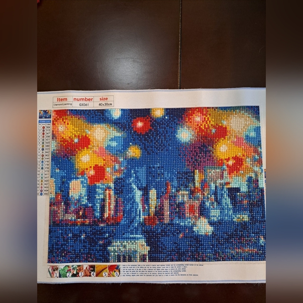 Completed Diamond Painting